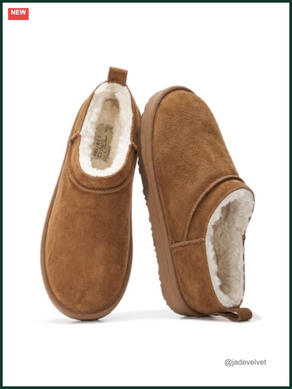Genuine Leather Shearling Ankle Boots Womens Water Resistant Slip-On